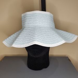Blue Garden Sun Hat 88% Paper 12% Polyester